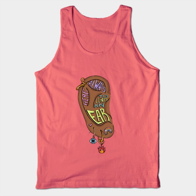 Lend an Ear Tank Top by True Creative Works